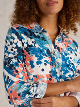 Load image into Gallery viewer, Sophie Organic Cotton Shirt - Ivory Print