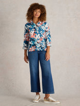 Load image into Gallery viewer, Sophie Organic Cotton Shirt - Ivory Print