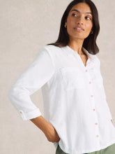Load image into Gallery viewer, Sophie Organic Cotton Shirt - Pale Ivory