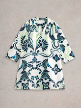 Load image into Gallery viewer, Blake Linen Tunic - Ivory Print