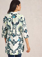 Load image into Gallery viewer, Blake Linen Tunic - Ivory Print