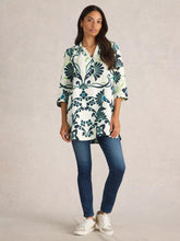Load image into Gallery viewer, Blake Linen Tunic - Ivory Print