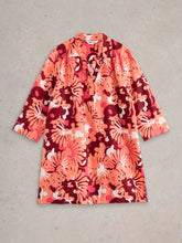 Load image into Gallery viewer, Blake Linen Tunic - Red Print