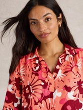 Load image into Gallery viewer, Blake Linen Tunic - Red Print
