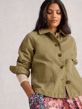 Load image into Gallery viewer, Eden Denim Jacket - Khaki