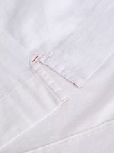 Load image into Gallery viewer, Delilah Linen Blend Button Top - White