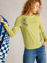Load image into Gallery viewer, Clara Long Sleeve Embroidered Top