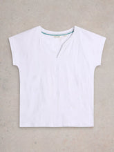 Load image into Gallery viewer, Nelly Embroidered Tee - White