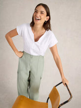 Load image into Gallery viewer, Nelly Embroidered Tee - White