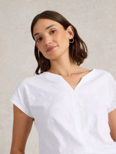 Load image into Gallery viewer, Nelly Embroidered Tee - White