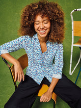 Load image into Gallery viewer, Annie Jersey Shirt - Blue Multi