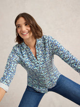 Load image into Gallery viewer, Annie Jersey Shirt - Blue Multi