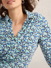 Load image into Gallery viewer, Annie Jersey Shirt - Blue Multi