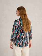 Load image into Gallery viewer, Annie Jersey Shirt - Navy Print