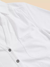 Load image into Gallery viewer, Annie Short Sleeve Embroidered Shirt - White