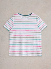 Load image into Gallery viewer, Abbie Cotton Tee - Striped