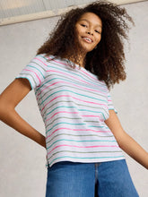 Load image into Gallery viewer, Abbie Cotton Tee - Striped