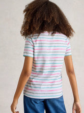Load image into Gallery viewer, Abbie Cotton Tee - Striped