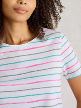 Load image into Gallery viewer, Abbie Cotton Tee - Striped