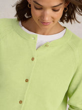 Load image into Gallery viewer, Lulu Organic Cotton Cardigan - Bright Yellow