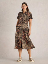 Load image into Gallery viewer, Rua Jersey Dress - Black Print