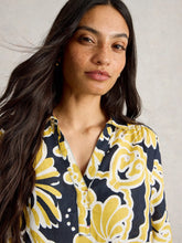 Load image into Gallery viewer, Blake Linen Tunic - Yellow Print