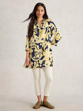 Load image into Gallery viewer, Blake Linen Tunic - Yellow Print