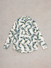 Load image into Gallery viewer, Sophie Organic Cotton Shirt - Ivory Print
