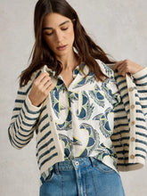 Load image into Gallery viewer, Sophie Organic Cotton Shirt - Ivory Print