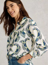 Load image into Gallery viewer, Sophie Organic Cotton Shirt - Ivory Print