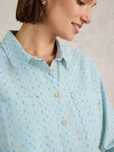 Load image into Gallery viewer, Sophie Organic Cotton Shirt - Green Multi
