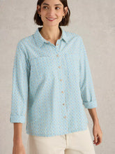 Load image into Gallery viewer, Sophie Organic Cotton Shirt - Green Multi