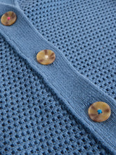 Load image into Gallery viewer, Chaterly Cotton Cardigan - Blue