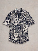 Load image into Gallery viewer, Annie Short Sleeve Jersey Shirt - Navy Print