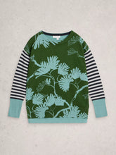 Load image into Gallery viewer, Olive Printed Jumper