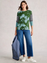 Load image into Gallery viewer, Olive Printed Jumper