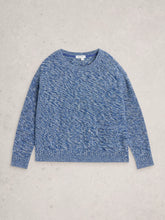 Load image into Gallery viewer, Victoria Cotton Jumper - Blue Knit