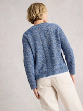 Load image into Gallery viewer, Victoria Cotton Jumper - Blue Knit