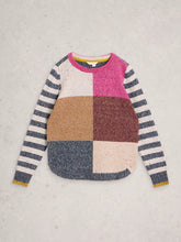 Load image into Gallery viewer, Talia Crew Neck Jumper - Pink Multi