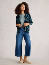 Load image into Gallery viewer, Lulu Printed Cardigan - Blue Print