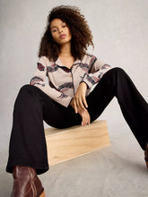 Load image into Gallery viewer, Lulu Printed Cardigan - Natural Print