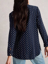 Load image into Gallery viewer, Sophie Longline Shirt - Navy
