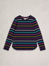 Load image into Gallery viewer, Clara Striped Cotton Long Sleeve