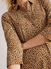 Load image into Gallery viewer, Rua Jersey Shirt Dress - Chartreuse Print