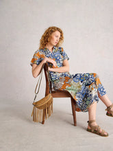 Load image into Gallery viewer, Rua Jersey Dress - Orange Print