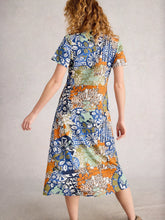 Load image into Gallery viewer, Rua Jersey Dress - Orange Print