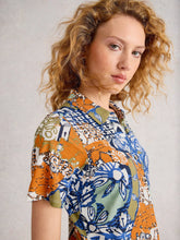 Load image into Gallery viewer, Rua Jersey Dress - Orange Print