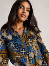 Load image into Gallery viewer, Annie Cotton Jersey Shirt - Chartreuse Print