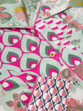 Load image into Gallery viewer, Nina Cotton PJ Top - Green Print