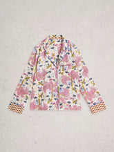 Load image into Gallery viewer, Nina Cotton PJ Top - White Print